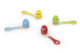 Viga Toys® Wooden Egg & Spoon Race Game